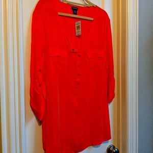Torrid size 3 Peach top
